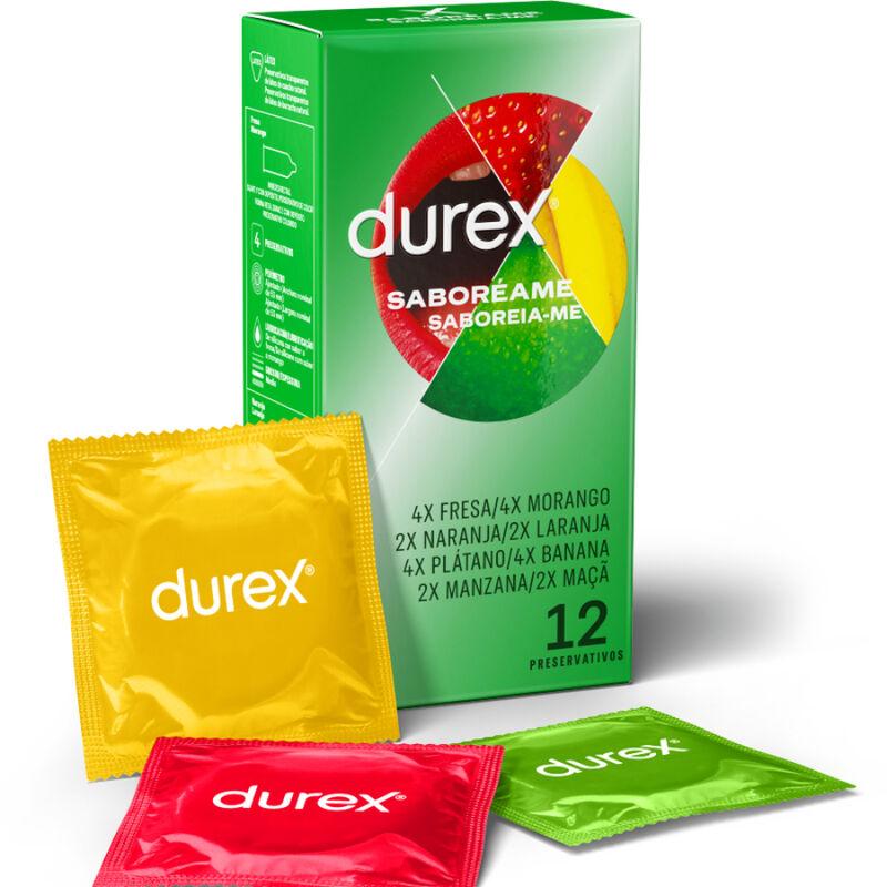 DUREX - SABOREIA-ME PRESERVATIVOS 12 UNIDADES