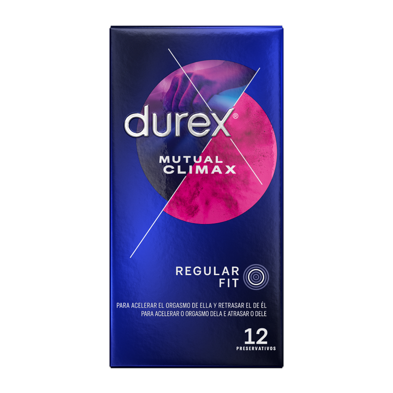 DUREX - CLIMAX MUTUO REGULAR FIT 12 UNIDADES