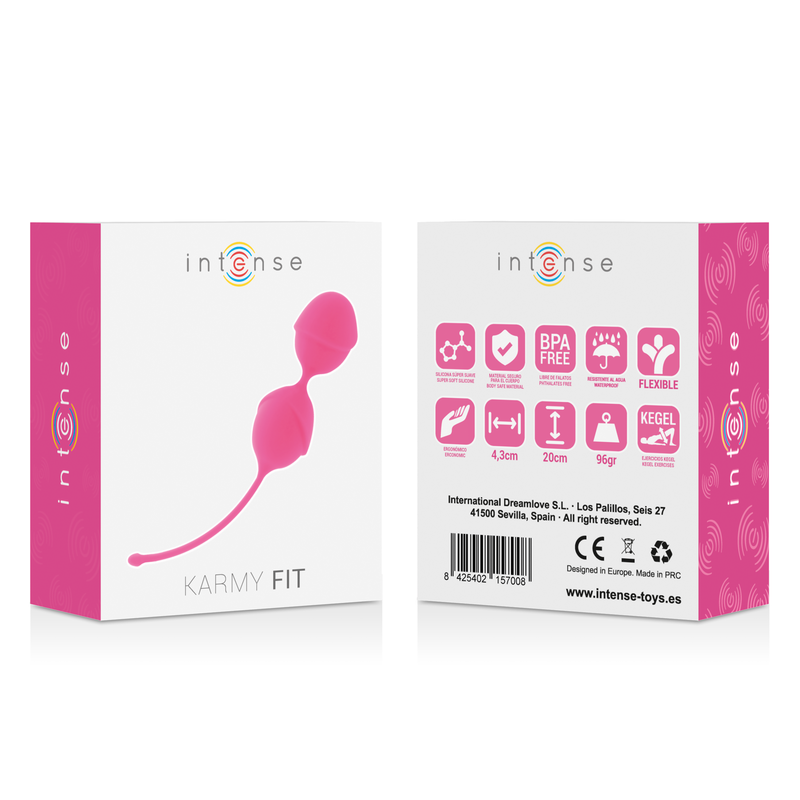 INTENSE - KARMY FIT KEGEL SILICONE FÚCSIA