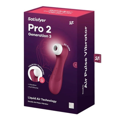 SATISFYER - PRO 2 GERAÇÃO 3 TECNOLOGIA DE AR LÍQUIDO