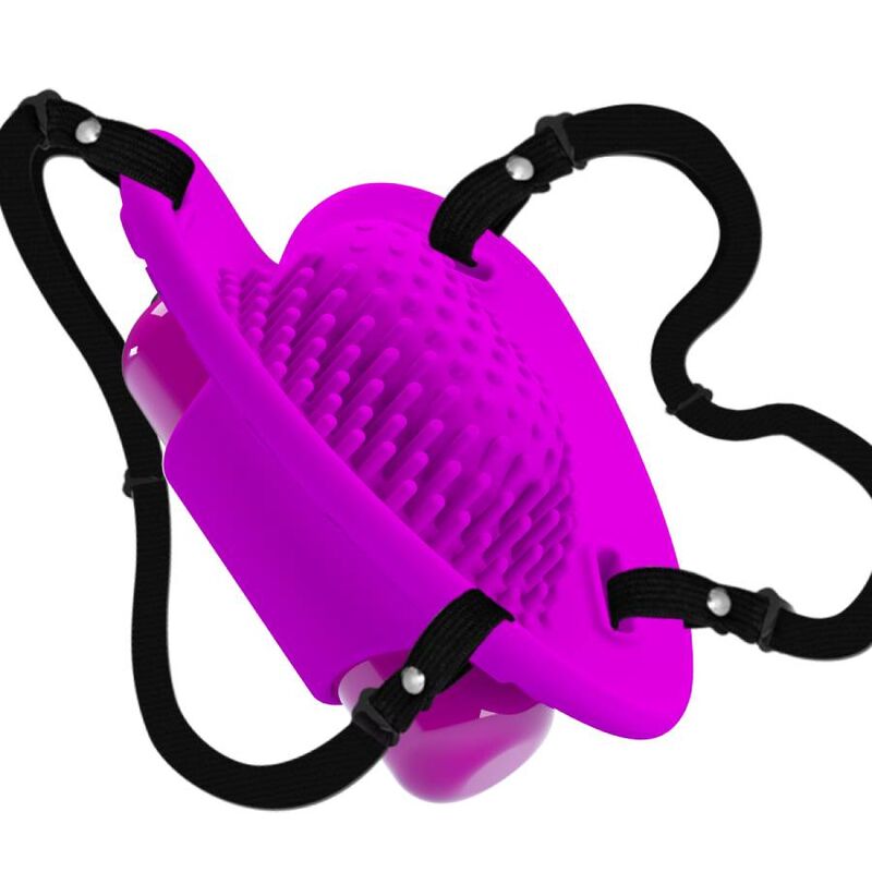 PRETTY LOVE - HEARTBEAT CLITORIS MASSAGER 10 MODOS DE VIBRAO ROXO