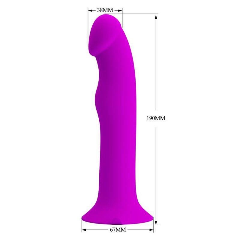 PRETTY LOVE - VIBRADOR MURRAY E ESTIMULADOR G-POINT ROXO