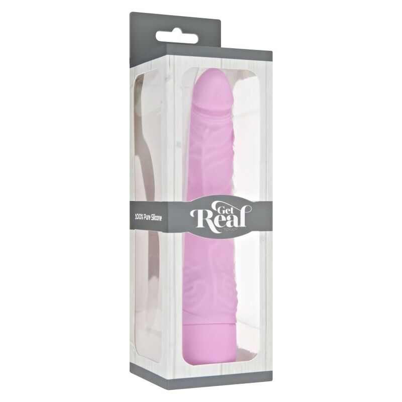 GET REAL - VIBRADOR SLIM CLSSICO ROSA