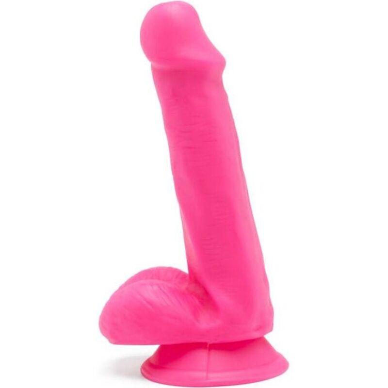 GET REAL - HAPPY DICKS DILDO 12 CM BOLAS ROSA