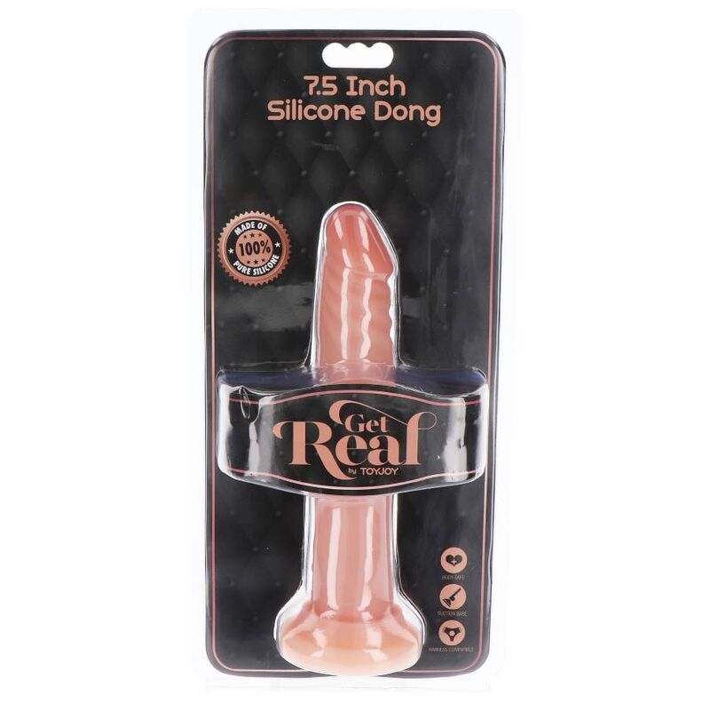 GET REAL - SILICONE DONG 19 CM PELE