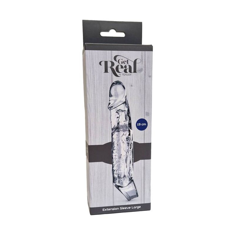 GET REAL - EXTENSO LONGA 19 CM TRANSPARENTE