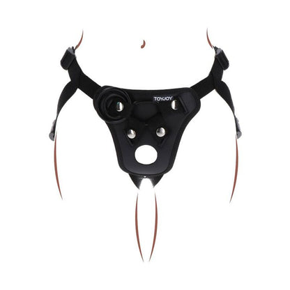 GET REAL - ARNÊS DE PRAZER STRAP-ON PRETO