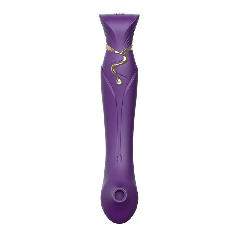 ZALO - QUEEN SET PULSE WAVE CLIT STIM ROXO