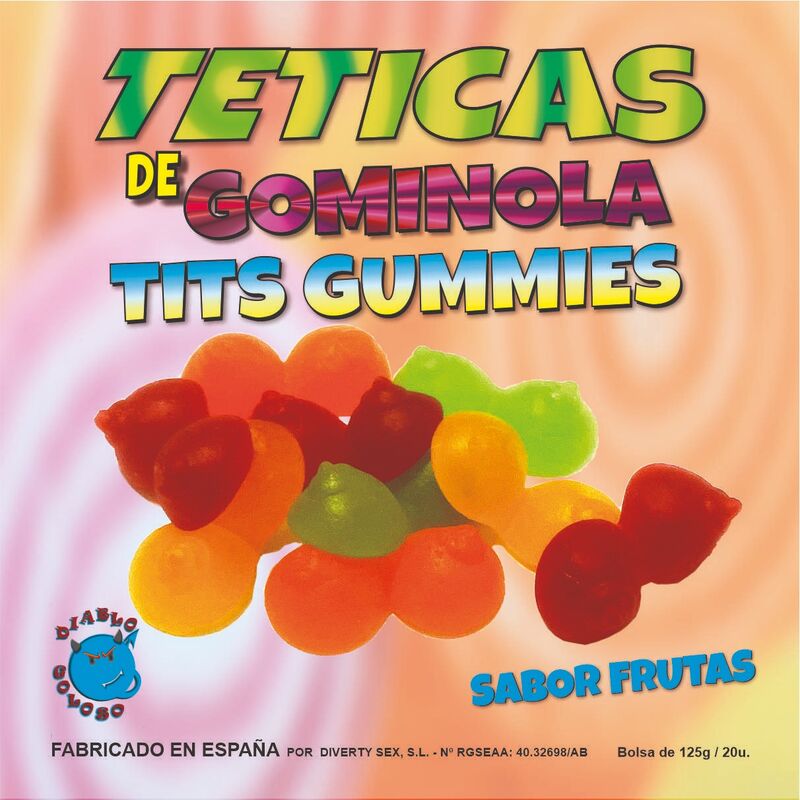 DIABLO GOLOSO - GOMAS MAMAS FRUTAS SORTIDO