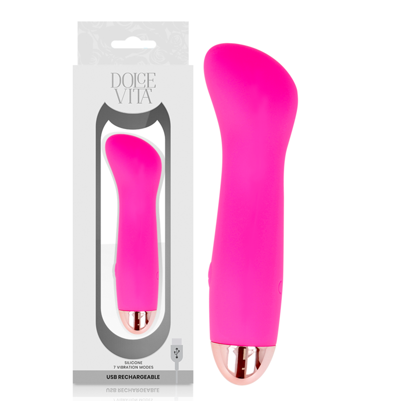 DOLCE VITA - VIBRADOR RECARREGÁVEL 7 VELOCIDADE (MODELO 1)