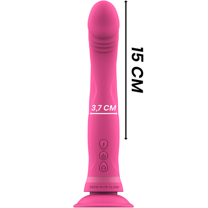 INTENSE - MICHELANGELO ROSA VIBRADOR DE SILICONE DILDO