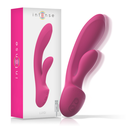 INTENSE - VIBRADOR LUIGI COELHO ROSA SILICONE LÍQUIDO