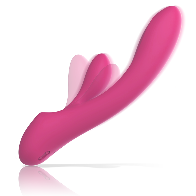 INTENSE - VIBRADOR LUIGI COELHO ROSA SILICONE LÍQUIDO