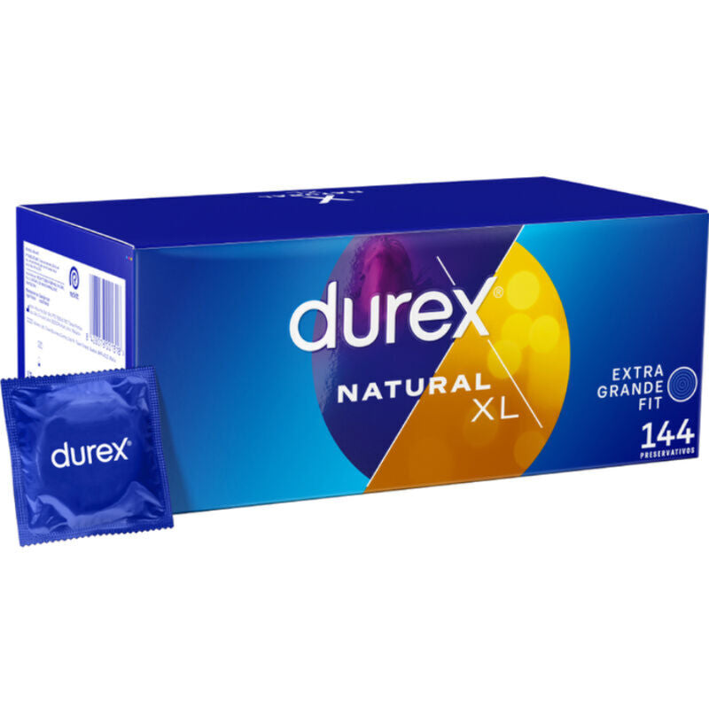 DUREX - EXTRA GRANDE NATURAL XL 144 UNIDADES