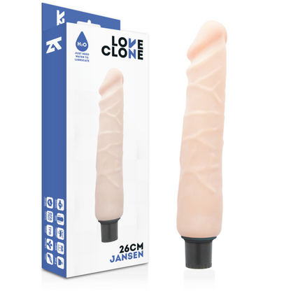 LOVECLONE - VIBRADOR AUTO LUBRIFICANTE JANSEN 26 CM -O- 4.2 CM