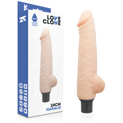 LOVECLONE - VIBRADOR AUTO LUBRIFICANTE HARALD 24 CM -O- 4 CM