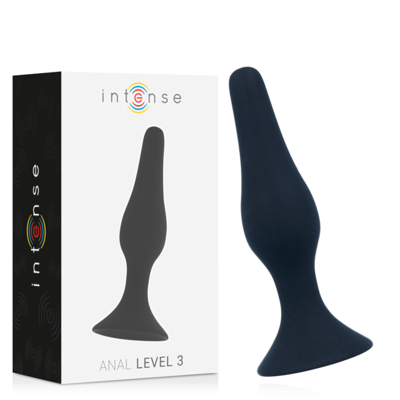 INTENSE - ANAL NÍVEL 3 12,5CM PRETO