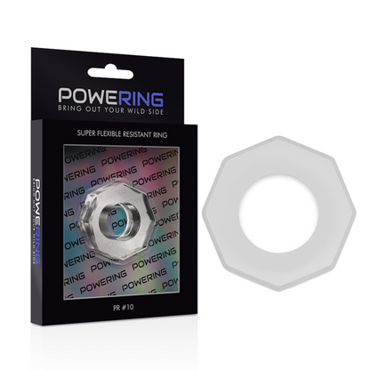 POWERING - ANEL PARA PÉNIS SUPER FLEXÍVEL E RESISTENTE 5CM PR10 TRANSPARENTE