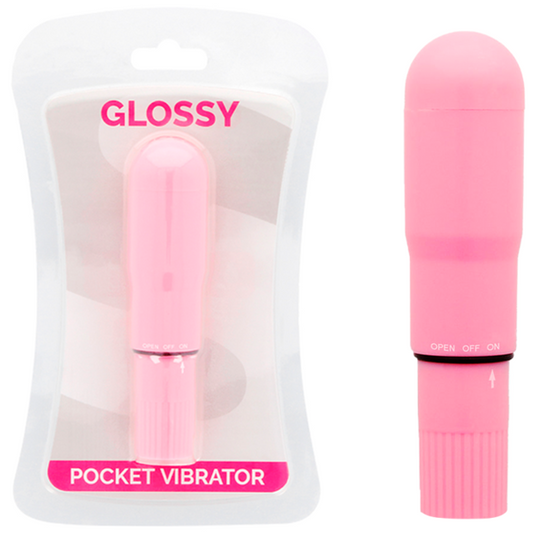 GLOSSY - VIBRADOR DE BOLSO ROSA