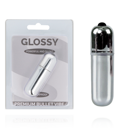 GLOSSY - BALA VIBRANTE PREMIUM VIBE 10V PRATA