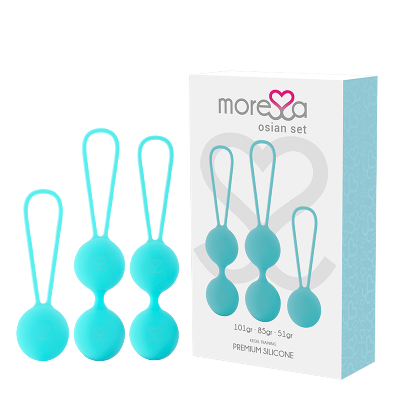 MORESSA - CONJUNTO OSIAN SILICONE PREMIUM TURQUESA