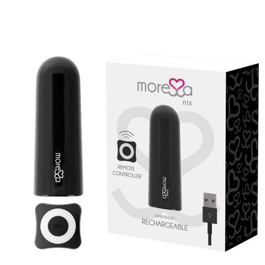 MORESSA - NIX VIBRADOR CONTROLE REMOTO PRETO