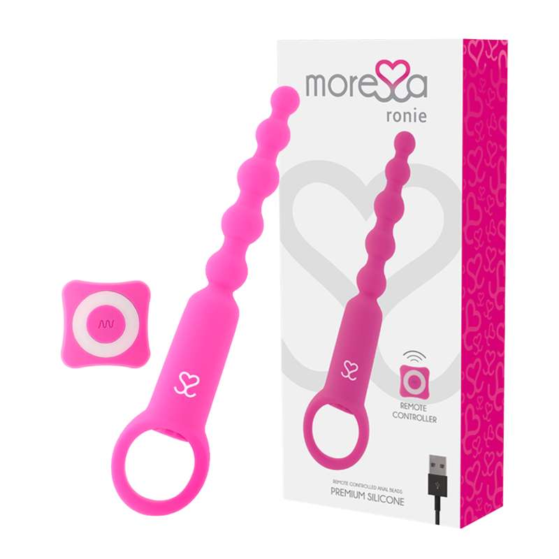 MORESSA - RONIE CONTROLE REMOTO PRAZER ANAL ROSA