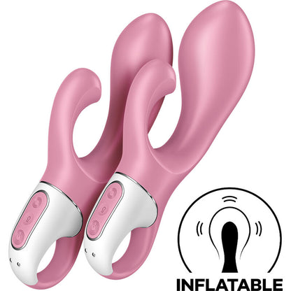 SATISFYER - BOMBA DE AR BUNNY 2 ROSA