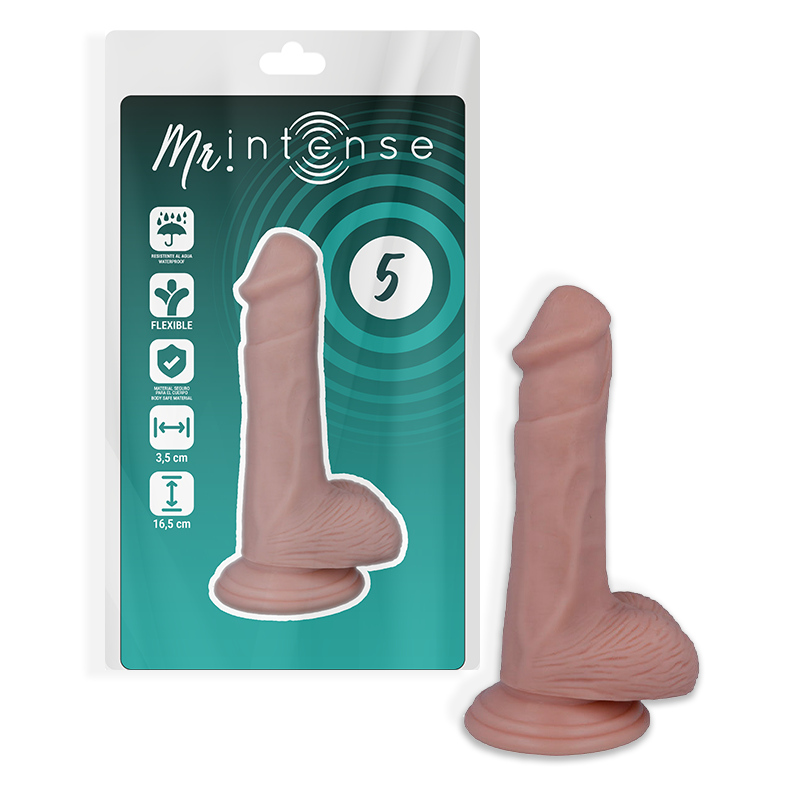 MR INTENSE - 5 REALISTIC PENIS 16.5 CM -O- 3.5 CM