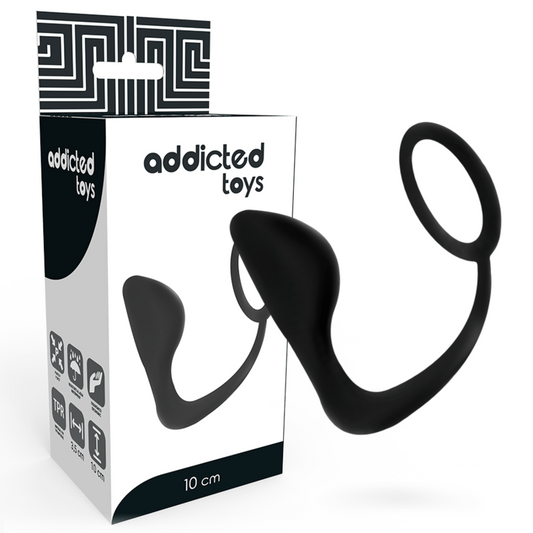 ADDICTED TOYS - PLUG ANAL COM ANEL DE PÊNIS