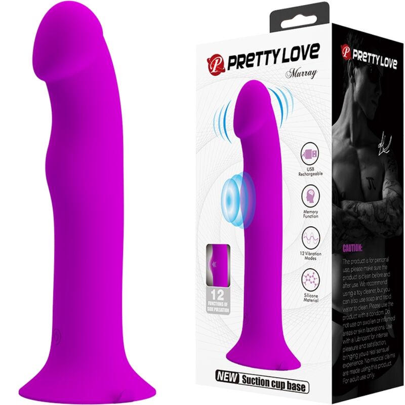 PRETTY LOVE - VIBRADOR MURRAY E ESTIMULADOR G-POINT ROXO