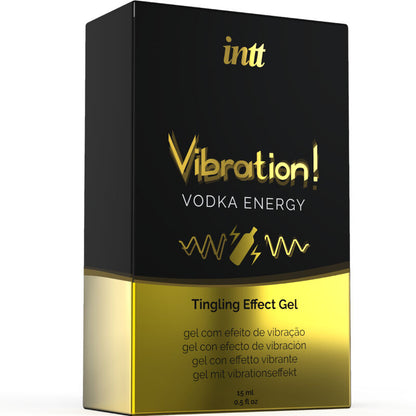 INTT - PODEROSO ESTIMULANTE ÍNTIMO GEL VIBRATÓRIO LÍQUIDO VODKA 15ML