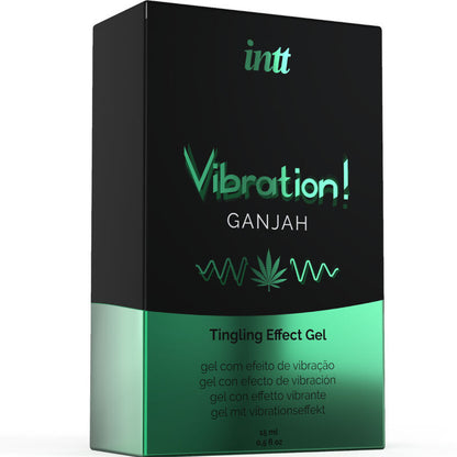 INTT - PODEROSO ESTIMULANTE ÍNTIMO GEL VIBRATÓRIO LÍQUIDO CANNABIS 15ML