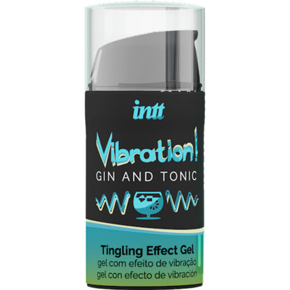 INTT - PODEROSO ESTIMULANTE ÍNTIMO LÍQUIDO VIBRADOR GEL GIN & TÔNICO 15ML