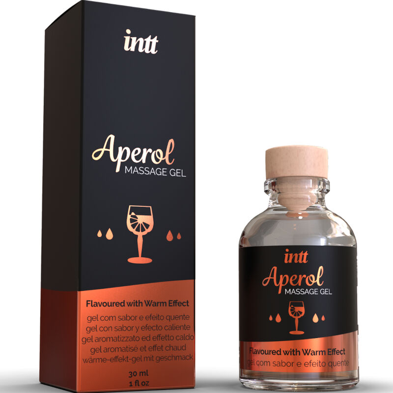 INTT MASSAGE & ORAL SEX - GEL DE MASSAGEM APEROL EFEITO DE CALOR INTENSO