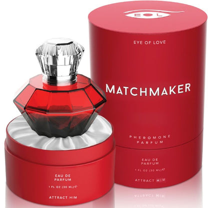 EYE OF LOVE - PERFUME DE FEROMÔNIO DE DIAMANTE VERMELHO ATTRACT HIM 30 ML