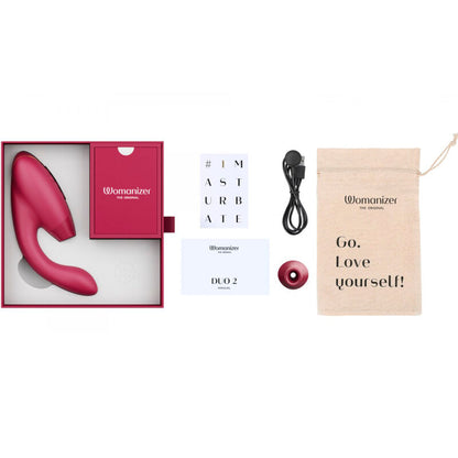 WOMANIZER - DUO 2 ESTIMULADOR BORDEAUX