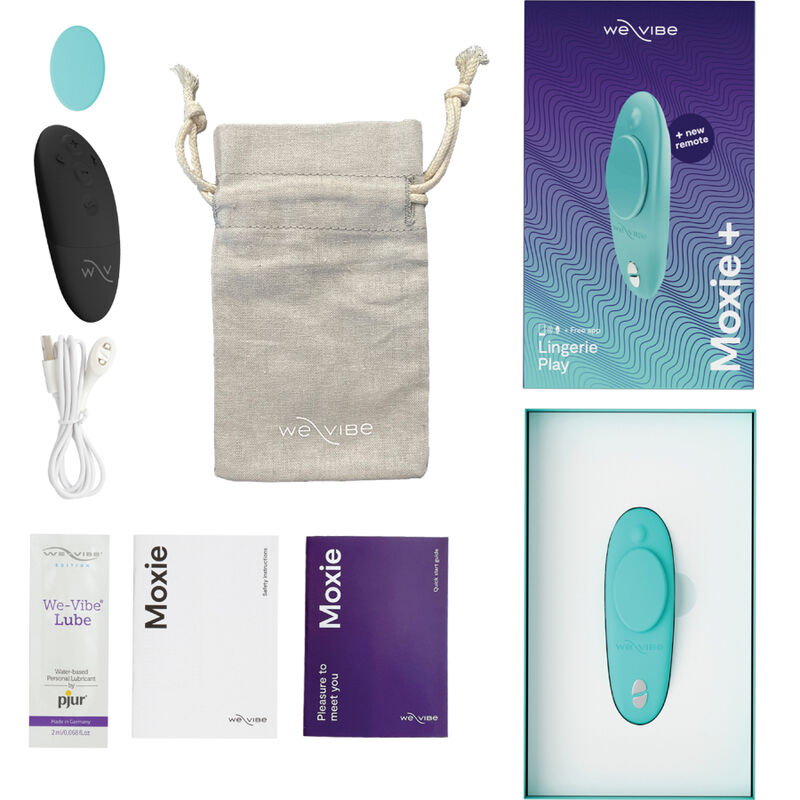 WE-VIBE - VIBRADOR CLITORIAL MOXIE + AQUA