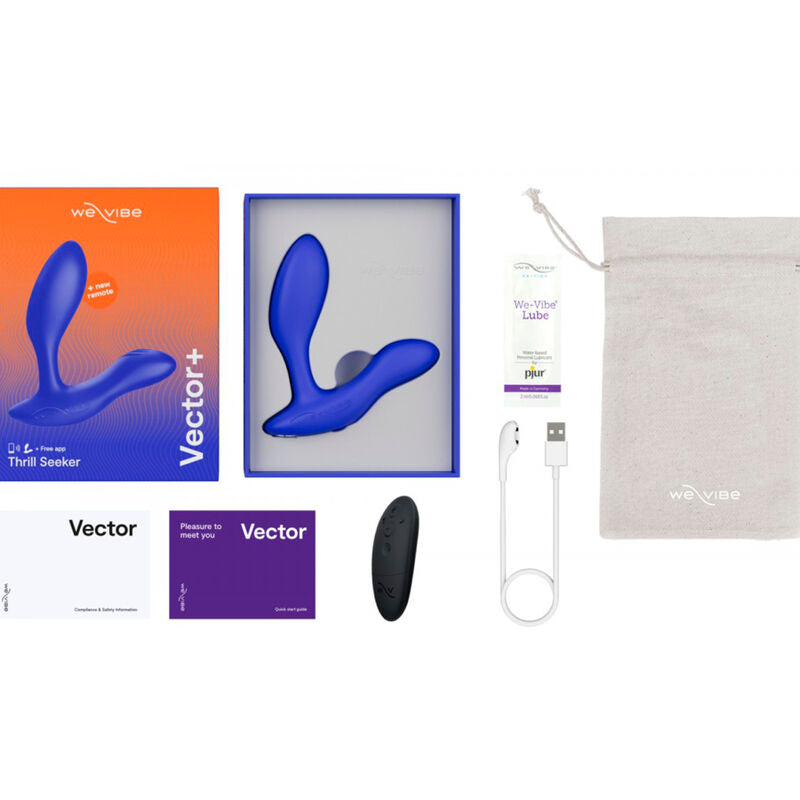 WE-VIBE - MASSAGEADOR DE PRÓSTATA VECTOR+ AZUL