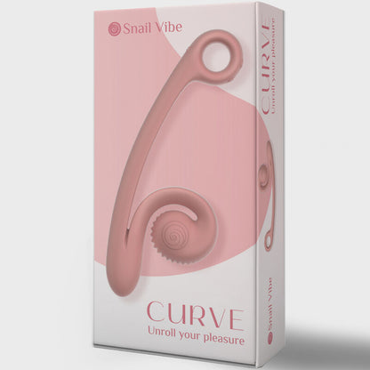 SNAIL VIBE - VIBRADOR CURVA CARACOL VIBE ROSA