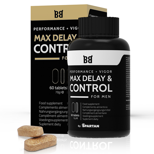 BLACK BULL - MAX DELAY & CONTROL MÁXIMO DESEMPENHO PARA HOMENS 60 CÁPSULAS