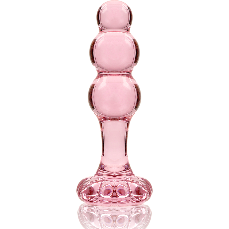 NEBULA SERIES BY IBIZA - MODELO 1 PLUG VIDRO BOROSILICADO TRANSPARENTE 10.5 CM -O- 3 CM