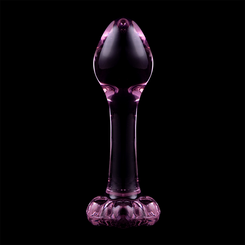 NEBULA SERIES BY IBIZA - MODELO 2 ANAL PLUG VIDRO BOROSILICADO TRANSPARENTE 11 CM -O- 3.5 CM