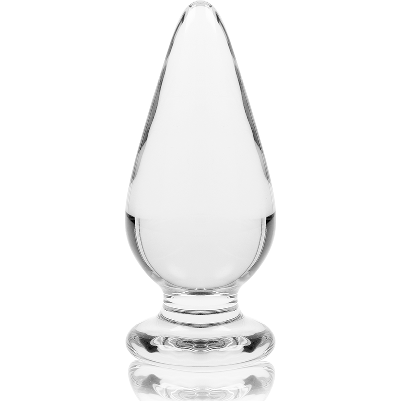 NEBULA SERIES BY IBIZA - MODELO 4 ANAL PLUG VIDRO BOROSILICADO TRANSPARENTE 11 CM -O- 5 CM