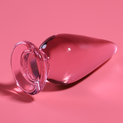 NEBULA SERIES BY IBIZA - MODELO 4 ANAL PLUG VIDRO BOROSILICADO TRANSPARENTE 11 CM -O- 5 CM