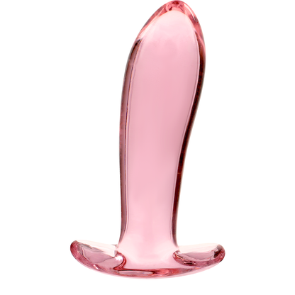 NEBULA SERIES BY IBIZA - MODELO 5 ANAL PLUG VIDRO BOROSILICADO TRANSPARENTE 12.5 CM -O- 3.5 CM