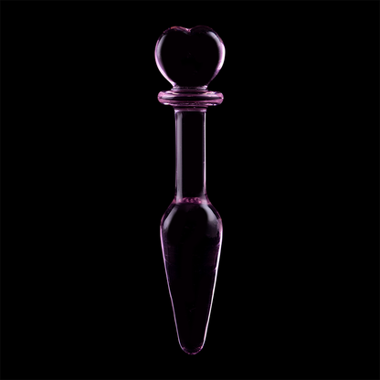 NEBULA SERIES BY IBIZA - MODELO 7 ANAL PLUG VIDRO BOROSILICADO TRANSPARENTE 13.5 CM -O- 3 CM