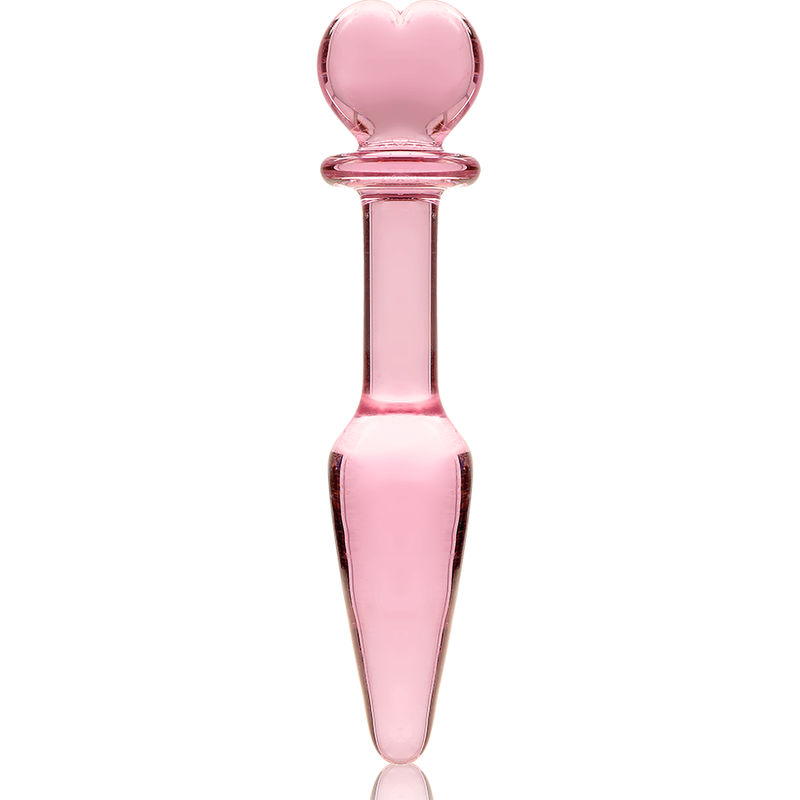 NEBULA SERIES BY IBIZA - MODELO 7 ANAL PLUG VIDRO BOROSILICADO TRANSPARENTE 13.5 CM -O- 3 CM