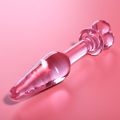 NEBULA SERIES BY IBIZA - MODELO 7 ANAL PLUG VIDRO BOROSILICADO TRANSPARENTE 13.5 CM -O- 3 CM