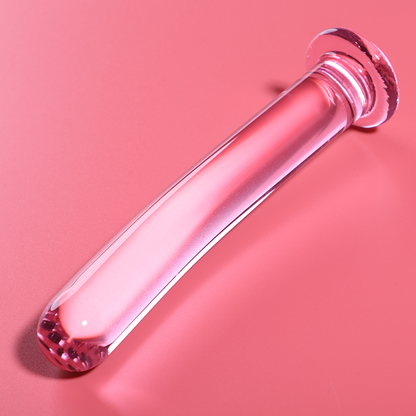 NEBULA SERIES BY IBIZA - MODELO 8 DILDO VIDRO BOROSILICADO TRANSPARENTE 14.5 CM -O- 2 CM